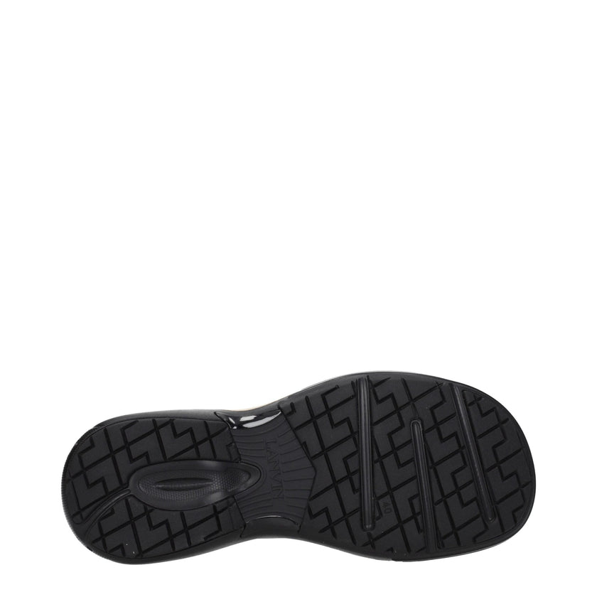 Lanvin Black Leather Ankle Boots Lanvin