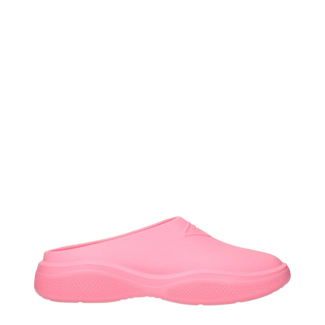 Prada Pink Cotton Slippers Prada