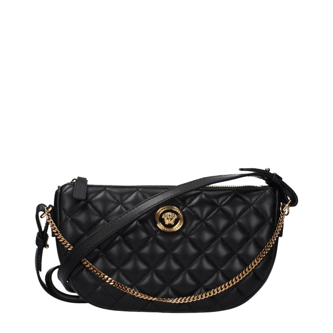 Versace Black Leather Handbag Versace