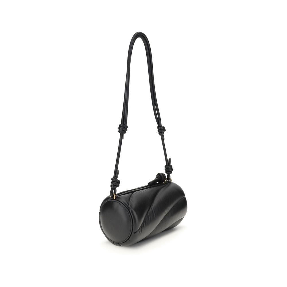 Fiorucci Black Lamb Ovis Aries Aries Shoulder Bag Fiorucci