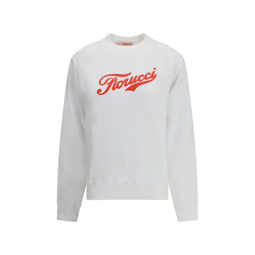 Fiorucci White Cotton Sweatshirt Fiorucci