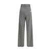 Fiorucci Multicolor Fleece Wool Casual Pants Fiorucci