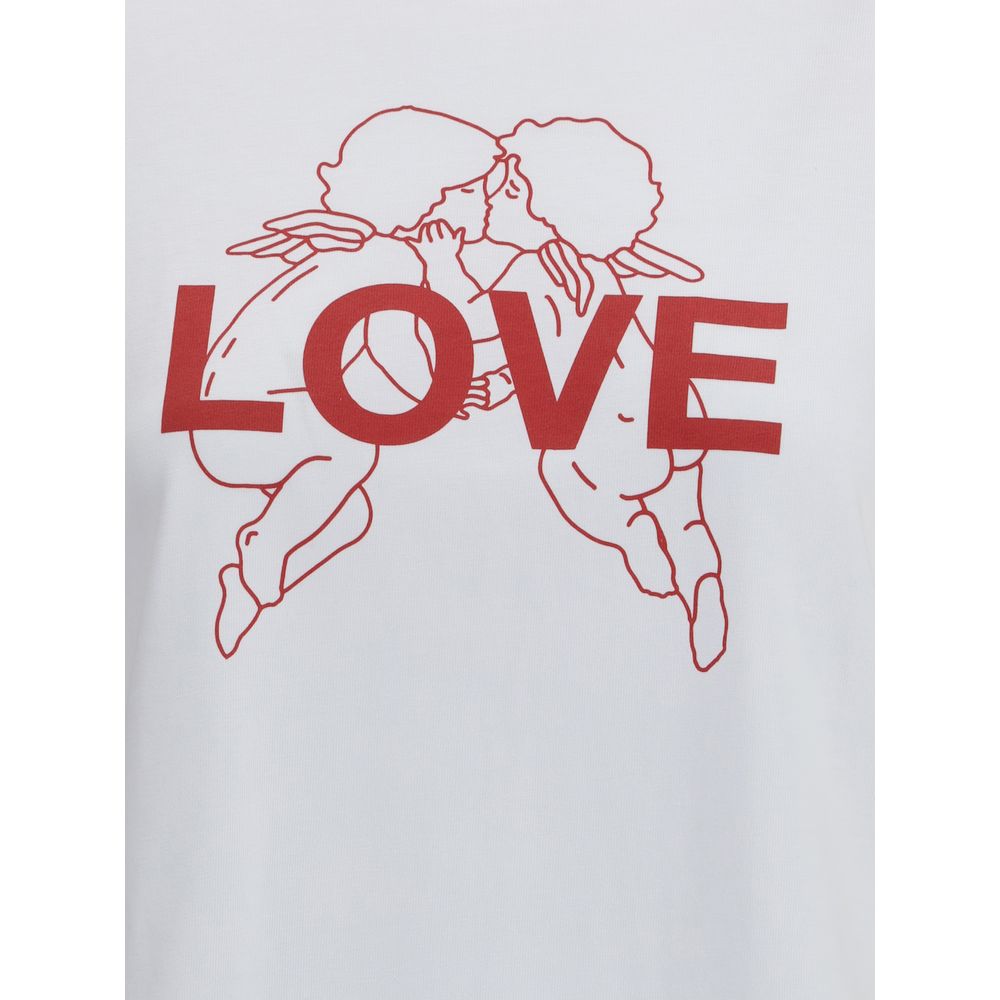 Fiorucci White Cotton T-Shirt Fiorucci