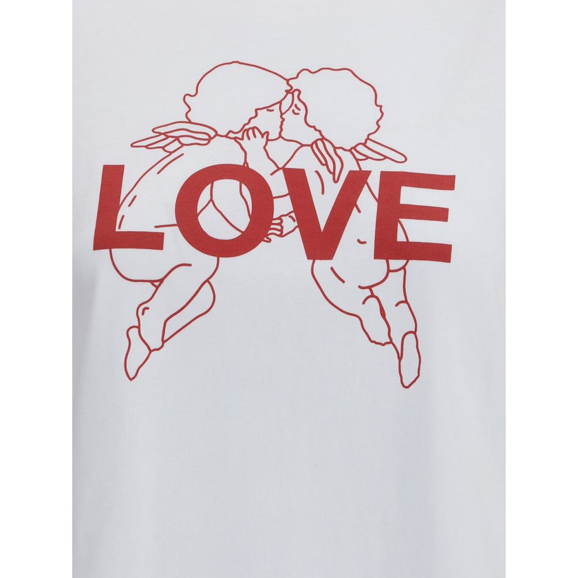 Fiorucci White Cotton T-Shirt Fiorucci