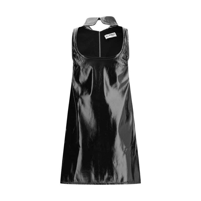 Fiorucci Black Polyethylene Casual Dress Fiorucci