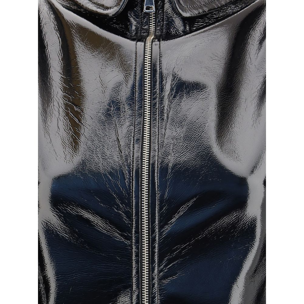 Fiorucci Black Polyethylene Casual Dress Fiorucci