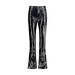 Fiorucci Black Polyethylene Casual Pants Fiorucci