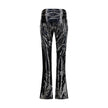 Fiorucci Black Polyethylene Casual Pants Fiorucci