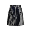Fiorucci Black Cotton Mini Skirt Fiorucci