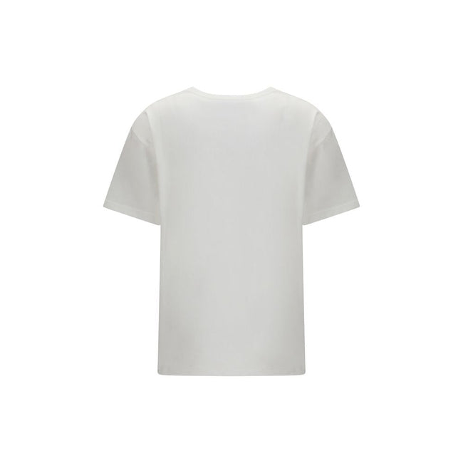 Valentino White Cotton T-Shirt Valentino