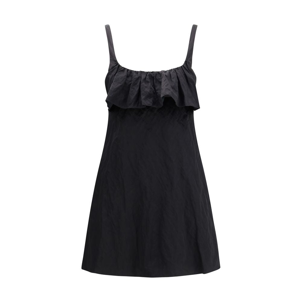 Chloé Black Cotton Casual Dress Chloé