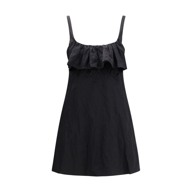 Chloé Black Cotton Casual Dress Chloé