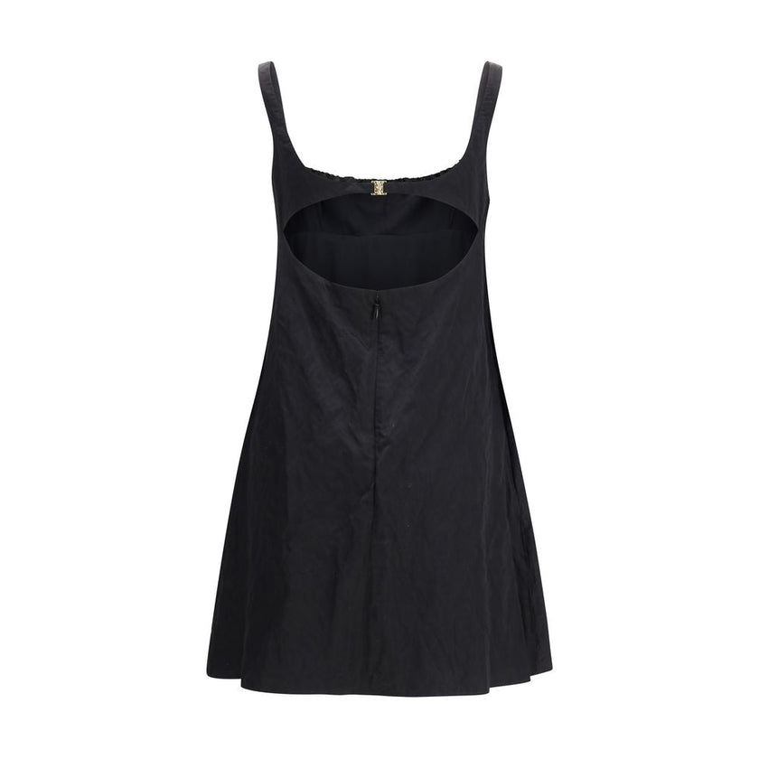 Chloé Black Cotton Casual Dress Chloé