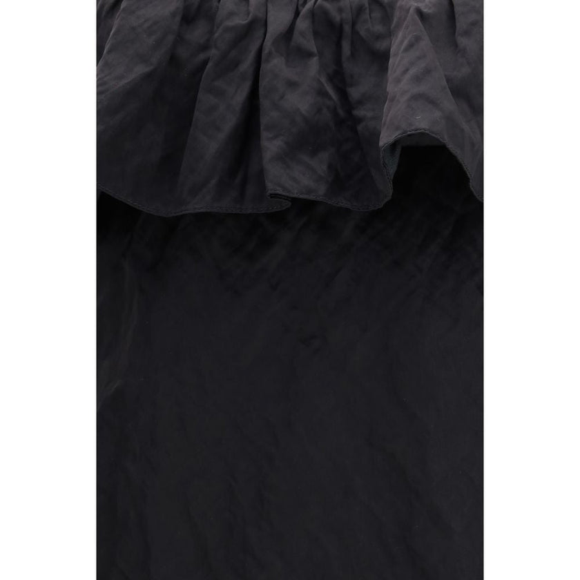 Chloé Black Cotton Casual Dress Chloé