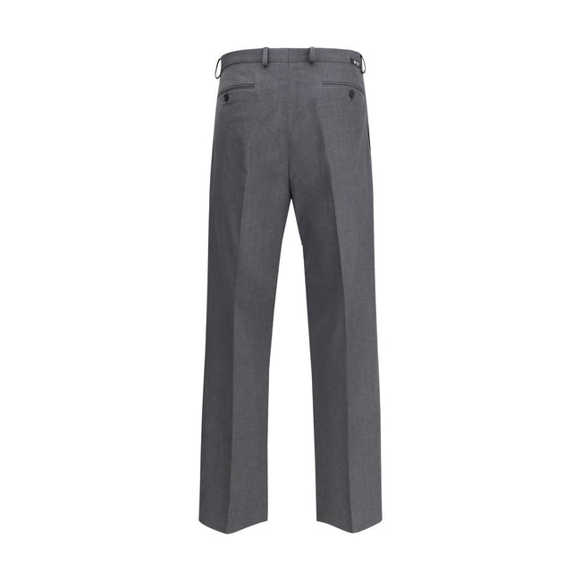 Prada Gray Fleece Wool Dress Pants Prada