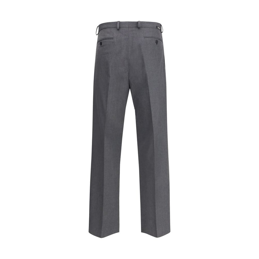 Prada Gray Fleece Wool Dress Pants Prada