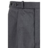Prada Gray Fleece Wool Dress Pants Prada