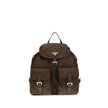 Prada Brown Recycled Polyamide Backpack Prada