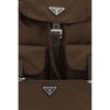 Prada Brown Recycled Polyamide Backpack Prada