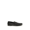 Prada Black Calf Leather Bos Taurus Slip-On Loafers Prada