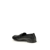 Prada Black Calf Leather Bos Taurus Slip-On Loafers Prada