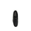 Prada Black Calf Leather Bos Taurus Slip-On Loafers Prada