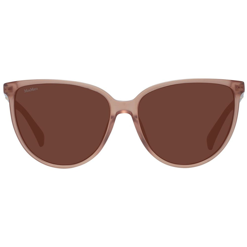 Max Mara Beige Plastic Sunglasses Max Mara