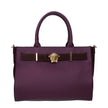 Versace Purple Leather Handbag Versace