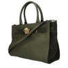 Versace Green Leather Handbag Versace