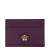 Versace Purple Leather Cardholder Versace