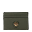 Versace Green Leather Cardholder Versace