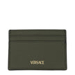 Versace Green Leather Cardholder Versace