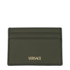 Versace Green Leather Cardholder Versace