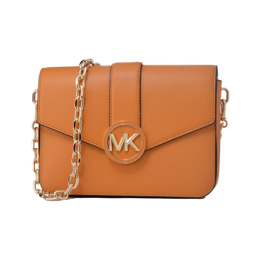 Michael Kors Orange Leather Handbag Michael Kors