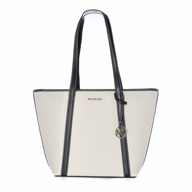 Michael Kors White Canvas Tote Bag Michael Kors