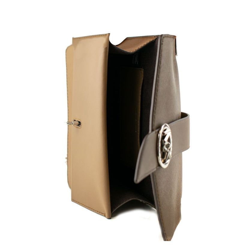 Michael Kors Bicolor Leather Shoulder Bag Michael Kors