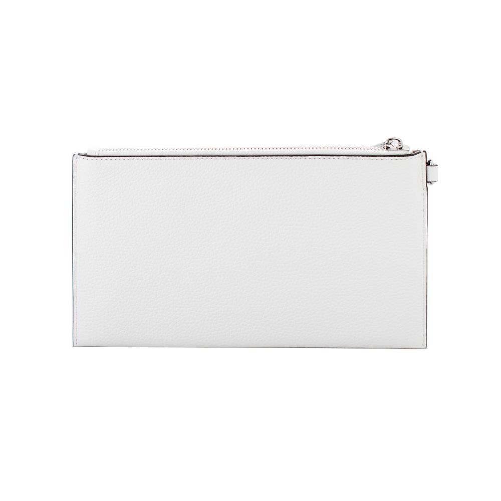 Michael Kors White Leather Clutch Bag Michael Kors