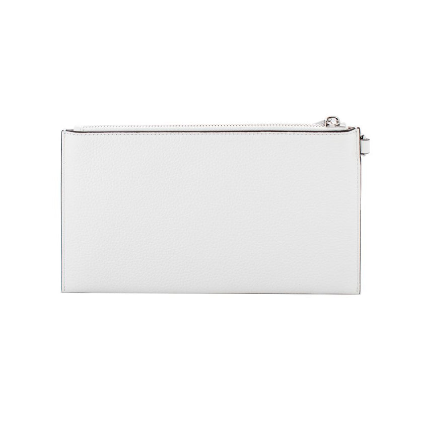 Michael Kors White Leather Clutch Bag Michael Kors