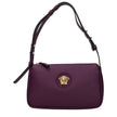 Versace Purple Leather Shoulder Bag Versace