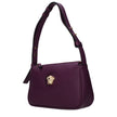 Versace Purple Leather Shoulder Bag Versace