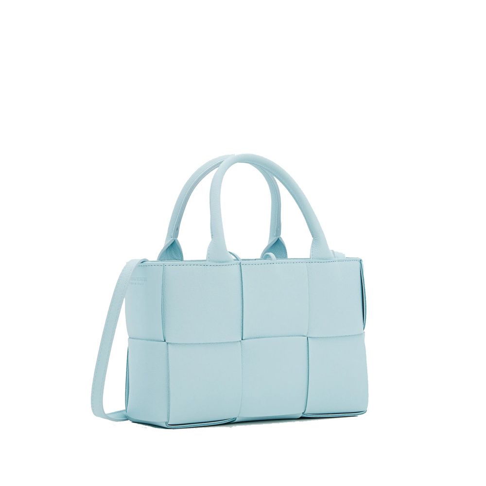 Bottega Veneta Blue Lamb Leather Tote Bag Bottega Veneta