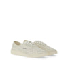 Bottega Veneta White Calfskin Low Top Sneakers Bottega Veneta