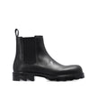 Bottega Veneta Black Calfskin Chelsea Boots Bottega Veneta