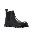 Bottega Veneta Black Calfskin Chelsea Boots Bottega Veneta
