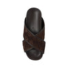 Bottega Veneta Brown Lamb Leather Flat Sandals Bottega Veneta