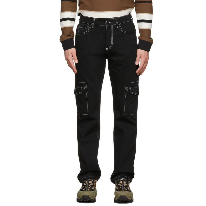 Burberry Black Cotton Cargo Pants Burberry
