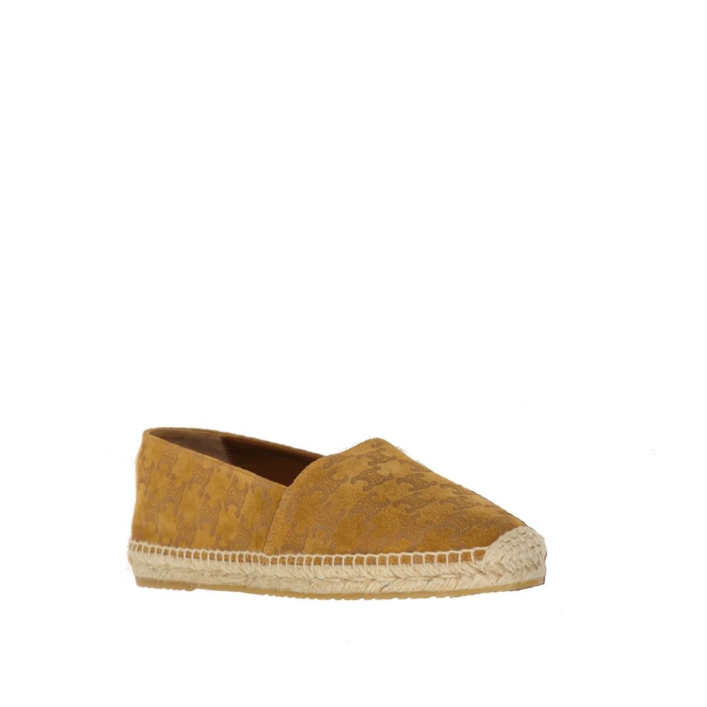 Celine Brown Calfskin Espadrilles Celine