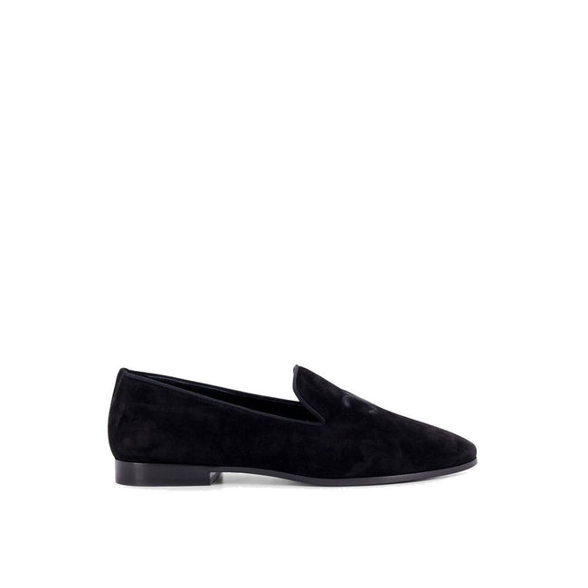 Celine Black Calfskin Slip-On Loafers Celine