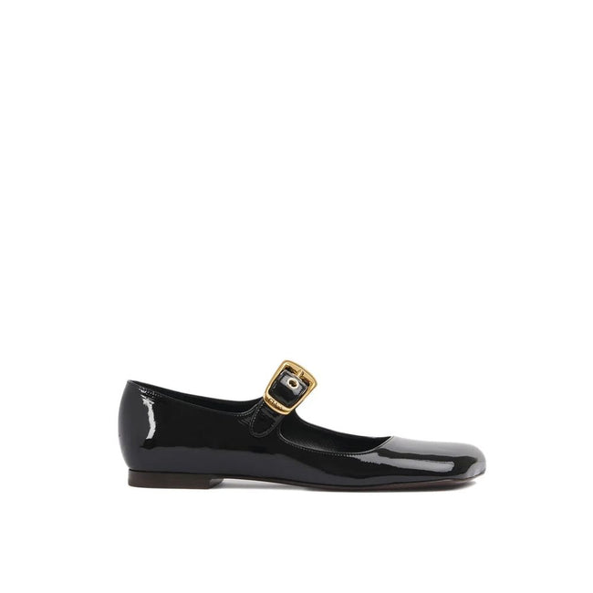 Chloé Black Calfskin Ballet Flats Chloé