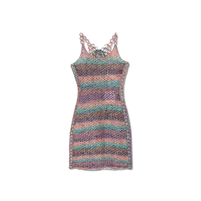 Chloé Multicolor Wool Casual Dress Chloé